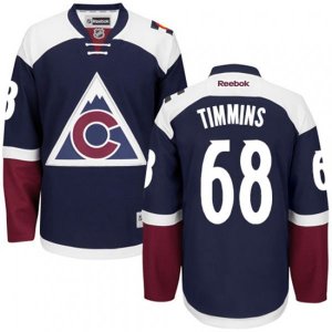 Colorado Avalanche #68 Conor Timmins Authentic Blue Third NHL Jersey