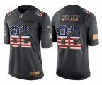 Dallas Cowboys #82 Jason Witten Limited Black USA Flag Salute To Service Football Jersey