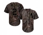 Arizona Diamondbacks #2 Jeff Mathis Authentic Camo Realtree Collection Flex Base Baseball Jersey