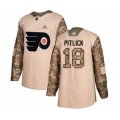 Philadelphia Flyers #18 Tyler Pitlick Authentic Camo Veterans Day Practice Hockey Jersey