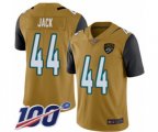Jacksonville Jaguars #44 Myles Jack Limited Gold Rush Vapor Untouchable 100th Season Football Jersey
