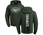 New York Jets #12 Joe Namath Green Backer Pullover Hoodie