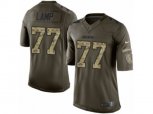 Los Angeles Chargers #77 Forrest Lamp Limited Green Salute to Service NFL Jersey