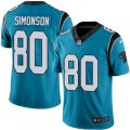 Carolina Panthers #80 Scott Simonson Limited Blue Rush Vapor Untouchable NFL Jersey