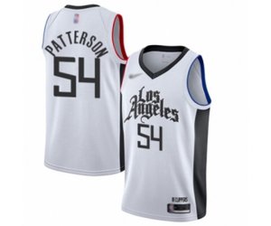 Los Angeles Clippers #54 Patrick Patterson Authentic White Basketball Jersey - 2019-20 City Edition