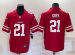 San Francisco 49ers #21 Frank Gore Red 2021 Vapor Untouchable Stitched NFL Nike Limited Jersey