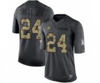 Pittsburgh Steelers #24 Benny Snell Jr. Limited Black 2016 Salute to Service Football Jersey