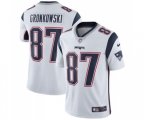 New England Patriots #87 Rob Gronkowski White Vapor Untouchable Limited Player Football Jersey