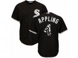 Chicago White Sox #4 Luke Appling Authentic Black Team Logo Fashion Cool Base MLB Jersey