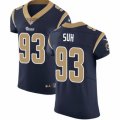 Los Angeles Rams #93 Ndamukong Suh Navy Blue Team Color Vapor Untouchable Elite Player NFL Jersey