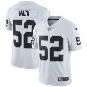 Oakland Raiders #52 Khalil Mack White Vapor Untouchable Limited Player NFL Jersey