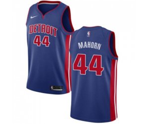 Detroit Pistons #44 Rick Mahorn Swingman Royal Blue Road Basketball Jersey - Icon Edition