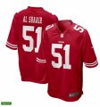 San Francisco 49ers #51 Azeez Al-Shaair Nike Scarlet Vapor Limited Player Jersey