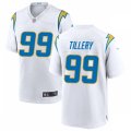 Los Angeles Chargers #99 Jerry Tillery Nike White Vapor Limited Jersey