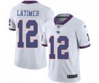 New York Giants #12 Cody Latimer Elite White Rush Vapor Untouchable Football Jersey