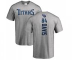 Tennessee Titans #84 Corey Davis Ash Backer T-Shirt