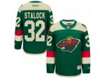 Minnesota Wild #32 Alex Stalock Premier Green 2016 Stadium Series NHL Jersey