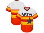 Houston Astros Majestic Blank Orange Alternate Cool Base Cooperstown Collection Jersey