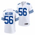 Indianapolis Colts #56 Quenton Nelson Nike White Alternate Retro Vapor Limited Jersey