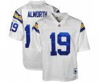 Los Angeles Chargers #19 Lance Alworth Authentic White 1984 Throwback Football Jersey