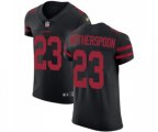 San Francisco 49ers #23 Ahkello Witherspoon Black Alternate Vapor Untouchable Elite Player Football Jersey
