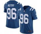 Indianapolis Colts #96 Denico Autry Royal Blue Team Color Vapor Untouchable Limited Player Football Jersey