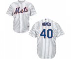 New York Mets #40 Wilson Ramos Replica White Home Cool Base Baseball Jersey