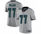 Philadelphia Eagles #77 Andre Dillard Limited Silver Inverted Legend Football Jersey