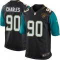 Jacksonville Jaguars #90 Stefan Charles Game Black Alternate NFL Jersey