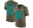 Miami Dolphins #60 Robert Nkemdiche Limited Olive 2017 Salute to Service Football Jersey