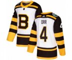 Adidas Boston Bruins #4 Bobby Orr Authentic White 2019 Winter Classic NHL Jersey
