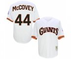 San Francisco Giants #44 Willie McCovey Replica White 1989 Throwback Baseball Jersey
