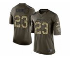 New England Patriots #23 Patrick Chung army green[nike Limited Salute To Service]