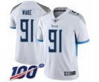Tennessee Titans #91 Cameron Wake White Vapor Untouchable Limited Player 100th Season Football Jersey