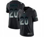 Philadelphia Eagles #20 Brian Dawkins Limited Black Smoke Fashion Football Jersey