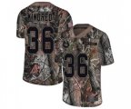 Indianapolis Colts #36 Derrick Kindred Limited Camo Rush Realtree Football Jersey