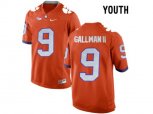 2016 Youth Clemson Tigers Wayne Gallman II #9 College Football Limited Jersey - Orange