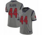 Houston Texans #44 Cullen Gillaspia Limited Gray Inverted Legend Football Jersey