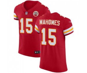 Kansas City Chiefs #15 Patrick Mahomes Red Team Color Vapor Untouchable Elite Player Football Jersey