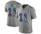Pittsburgh Steelers #11 Chase Claypool Multi-Color 2020 NFL Crucial Catch NFL Jersey Greyheather
