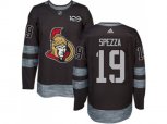Ottawa Senators #19 Jason Spezza Black 1917-2017 100th Anniversary Stitched NHL Jersey