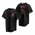 Arizona Diamondbacks #4 Ketel Marte Black Alternate Stitched Baseball Jersey
