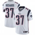 New England Patriots #37 Jordan Richards White Vapor Untouchable Limited Player NFL Jersey