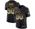 Pittsburgh Steelers #50 Ryan Shazier Limited Black Smoke Fashion Football Jersey