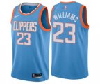Los Angeles Clippers #23 Louis Williams Swingman Blue NBA Jersey - City Edition