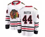 Chicago Blackhawks #44 Jan Rutta Fanatics Branded White Away Breakaway NHL Jersey