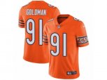 Chicago Bears #91 Eddie Goldman Vapor Untouchable Limited Orange Rush NFL Jersey