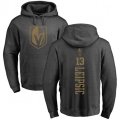 Vegas Golden Knights #13 Brendan Leipsic Charcoal One Color Backer Pullover Hoodie