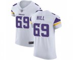Minnesota Vikings #69 Rashod Hill White Vapor Untouchable Elite Player Football Jersey