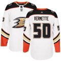 Anaheim Ducks #50 Antoine Vermette Authentic White Away NHL Jersey